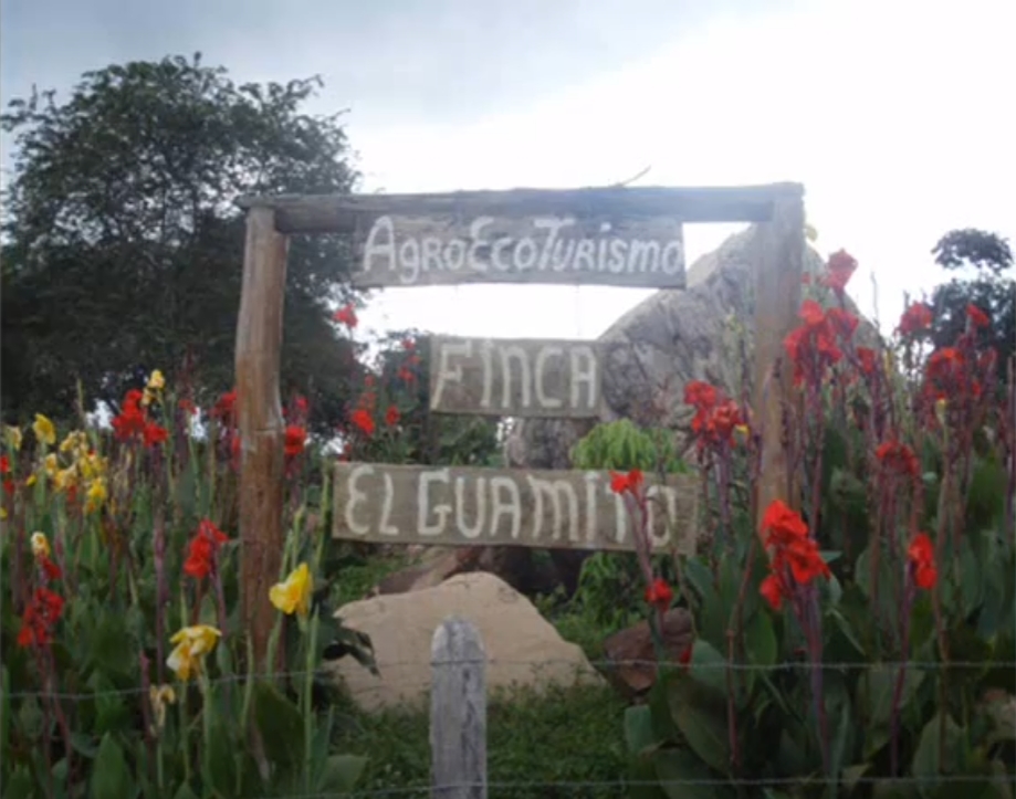 Entrada a Finca El Guamito